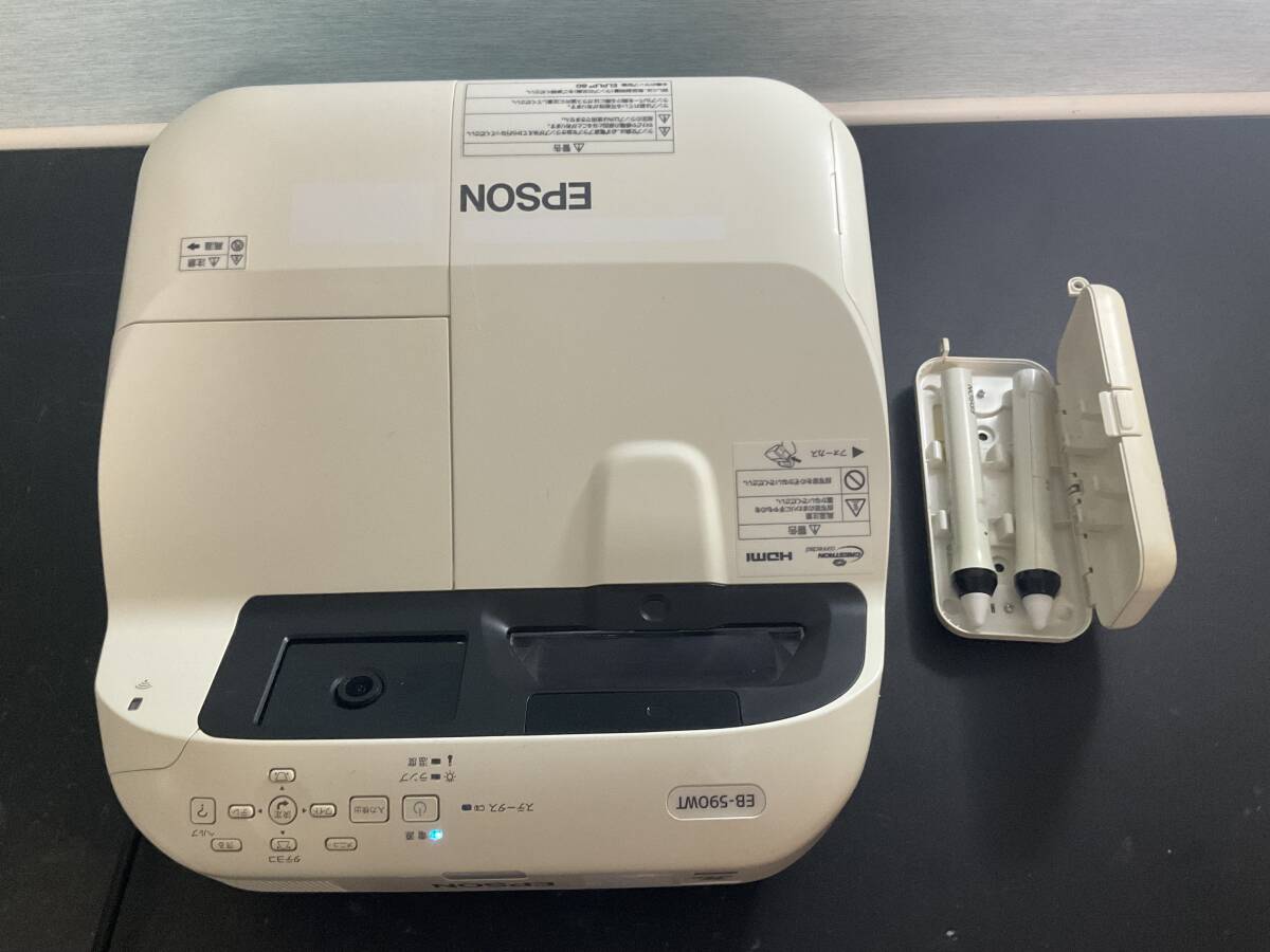 EPSON EB-590WT プロジェクター 1台 1275H /96H 4-13-E