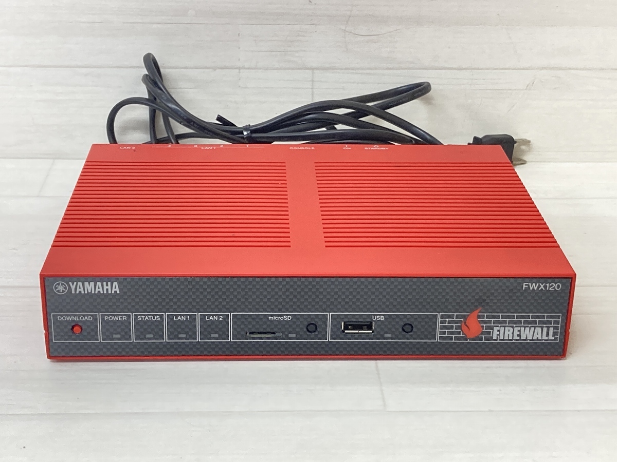 YAMAHA FWX120 ファイアウォール ※通電・初期化済み YF-①