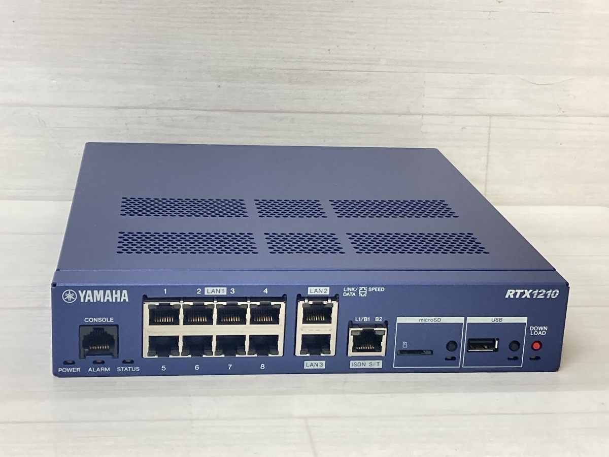1円～ YAMAHA RTX1210 ギガアクセスVPNルーター ※初期化済み ACなし A