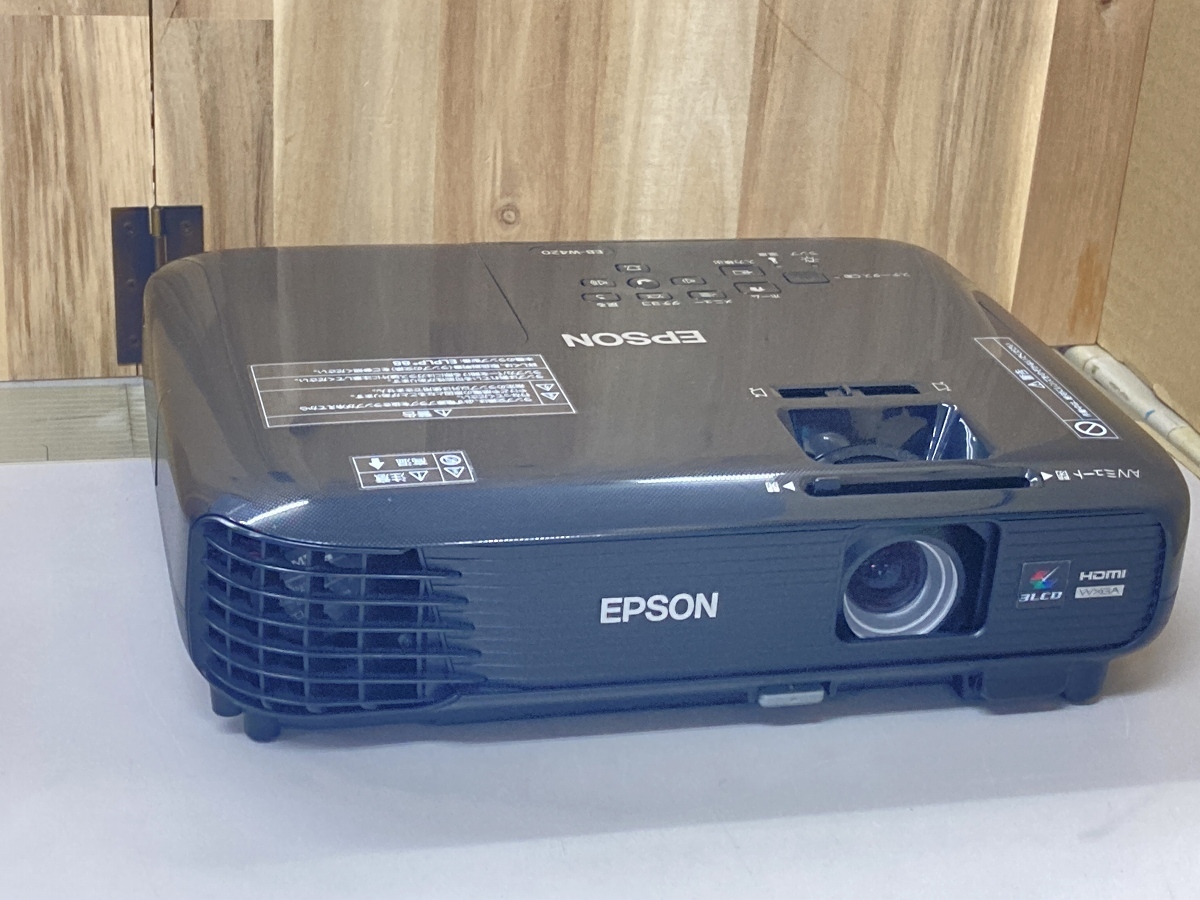 EPSON プロジェクター EB-W420 ※付属品多数 854H/41H ※初期化済み B-①