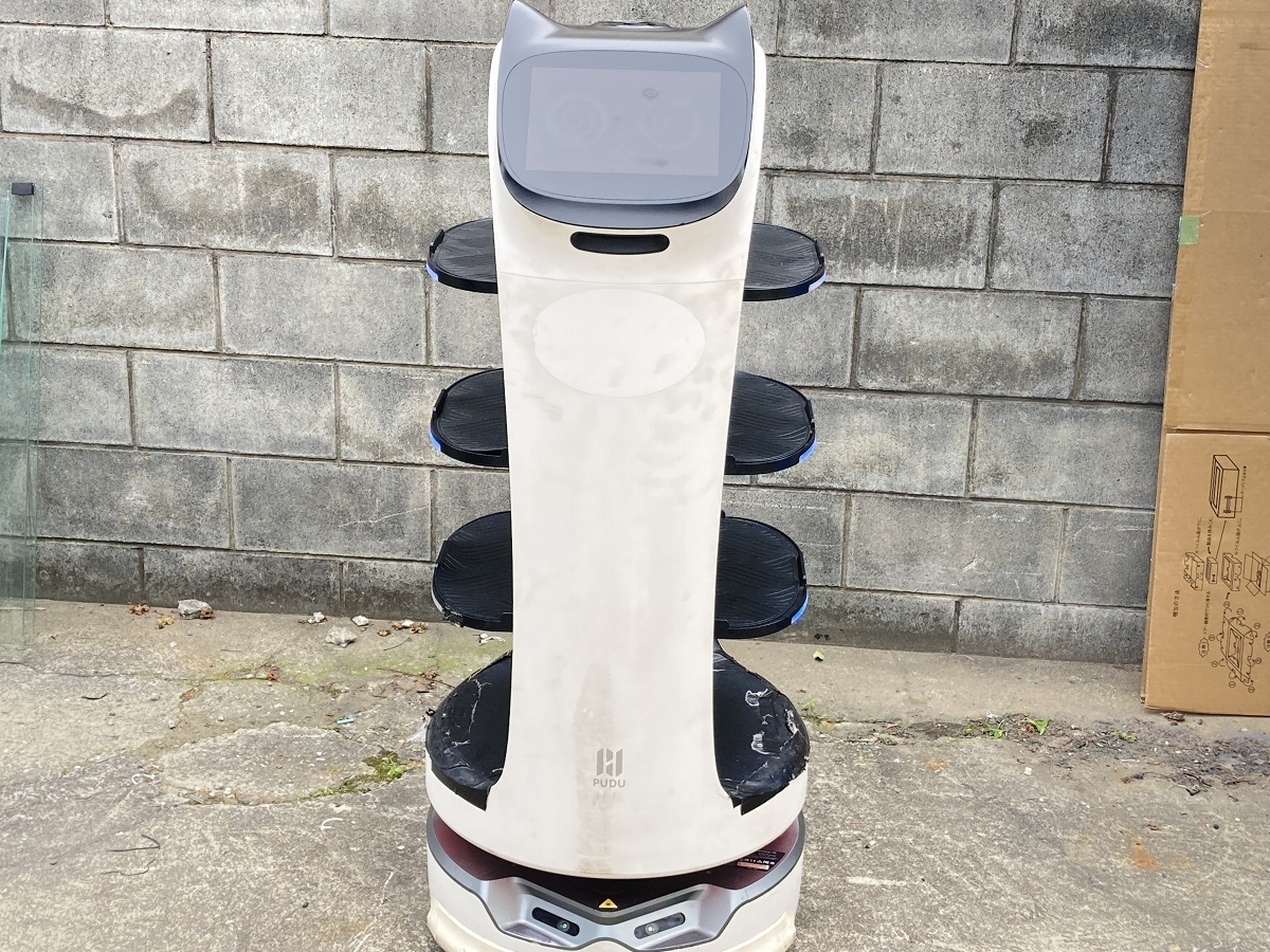 PUDO BellaBot ネコ型配膳ロボット ベラボット ※液晶難あり 現状品 BL-101 N-②