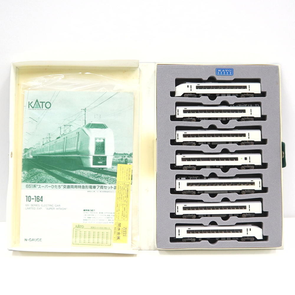 美品 KATO/カトー 651系"スーパーひたち"交直両用特急形電車7両セット 10-164 鉄道模型/ts0713 [jgg]