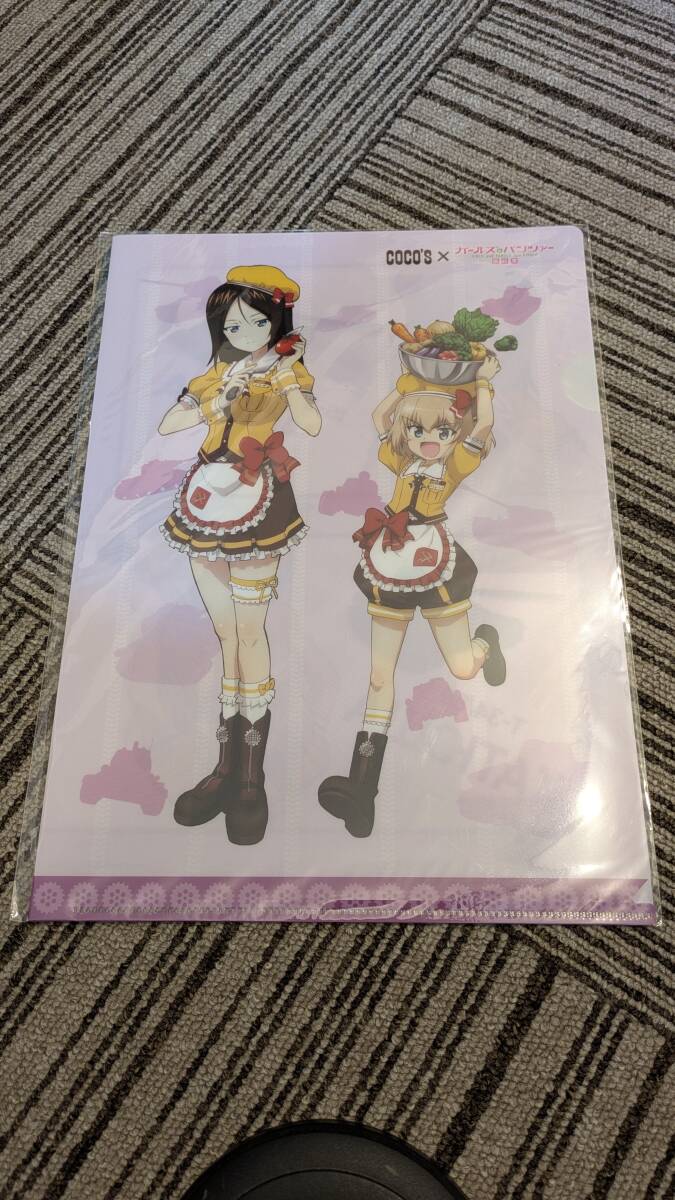 ガールズ＆パンツァー　最終章　×ココス　ココス道極めます　A4クリアファイル　カチューシャ　ノンナ1