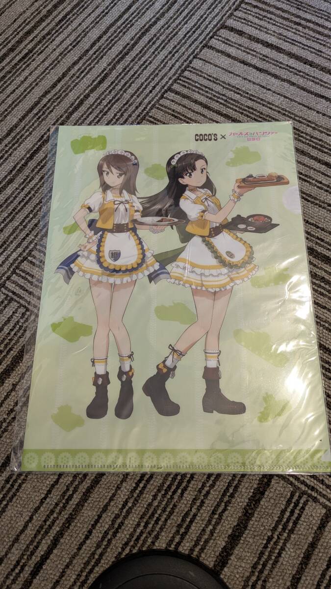 ガールズ＆パンツァー　最終章　×ココス　ココス道極めます　A4クリアファイル　ミカ　西絹代