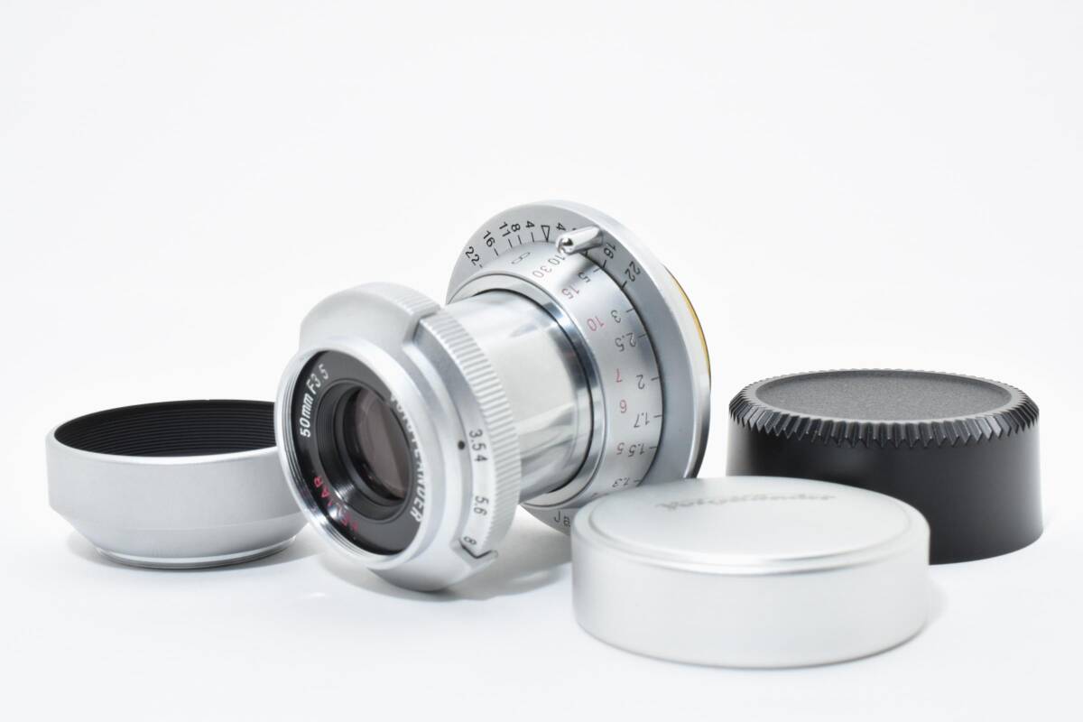 Voigtlander Heliar 50mm f/3.5 LTM Lens 101'st Years Model L0582