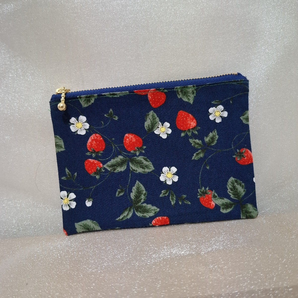 ハンドメイド小フラットStrawberry