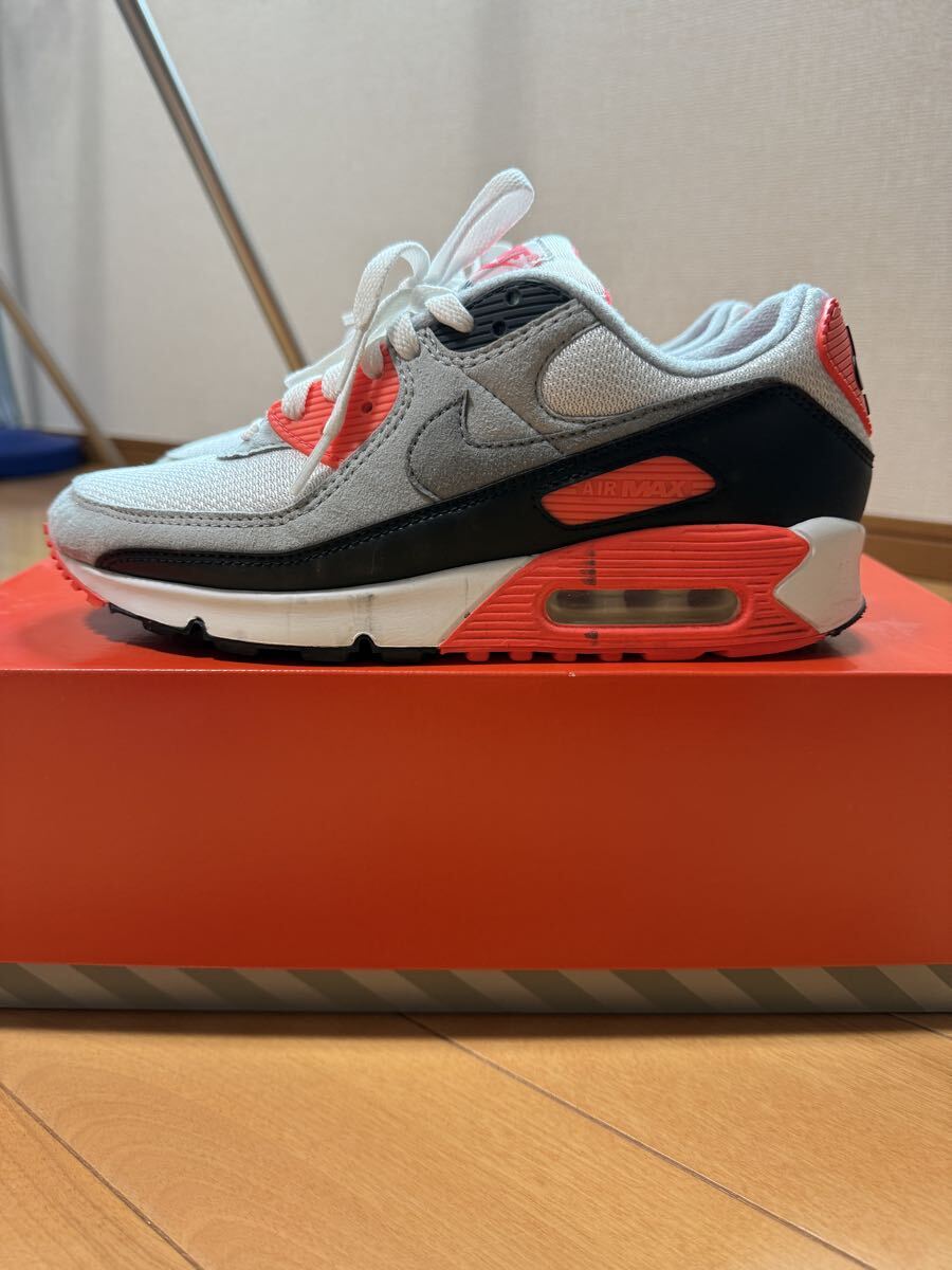 送料無料　中古品　NIKE AIR MAX 90 OG INFRARED(2020) ナイキ エアマックス90 OG インフラレッド　2020 国内正規品　メンズ25.5cm 