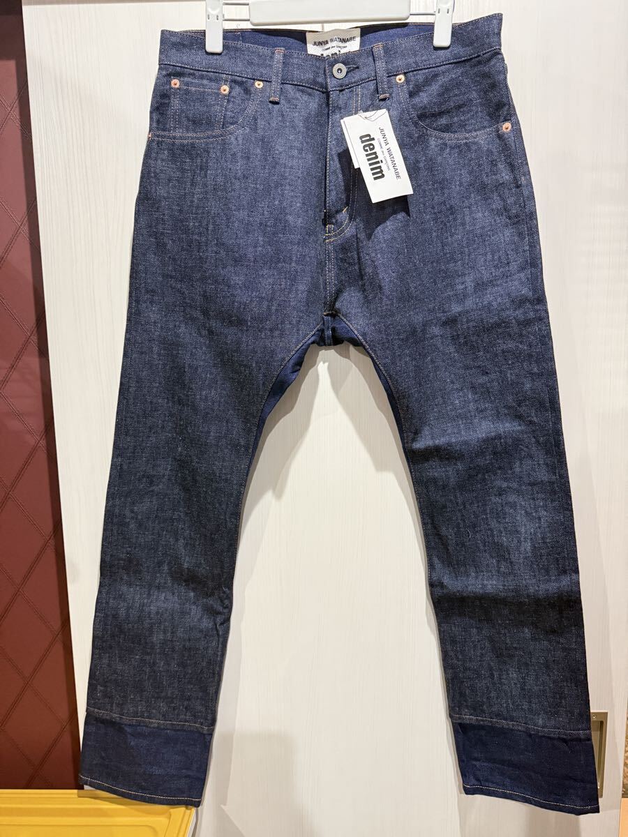 送料無料　新品未使用　JUNYA WATANABE COMME des GARONS denim ジュンヤ　ワタナヘ　コムデギャルソン　デニム　メンズデニムパンツ　S
