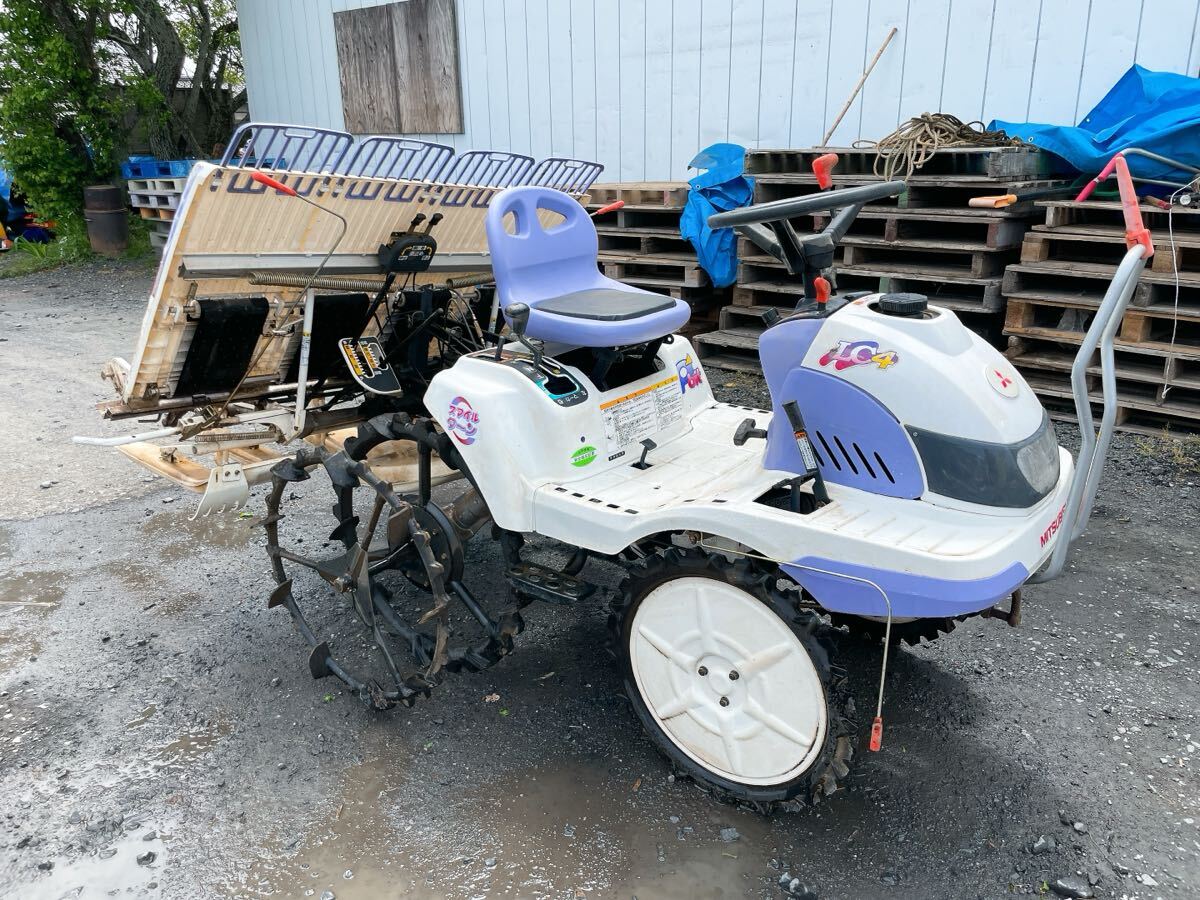 訳あり kubota クボタ 乗用 田植機 JC4 稼働時間不明 欠品あり 三菱 LC4 田植え機 4条植え 田植え 田んぼ 農機具 茨城県常陸大宮 0422え2駐