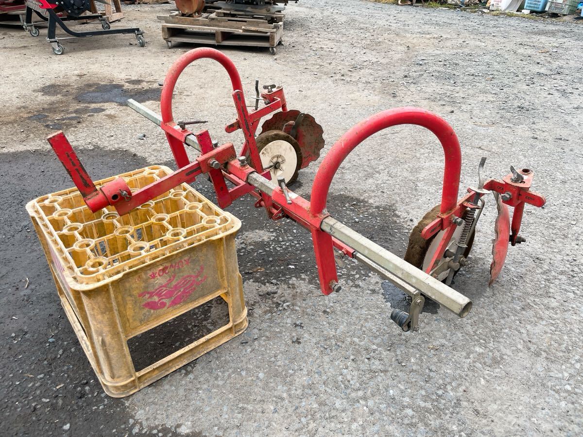 中古 ビニール張り機 マルチ マルチャー 管理機 耕運機 アタッチメント 取付 取り付け 部品 引取歓迎 茨城県常陸大宮市 0423え2 M裏 西