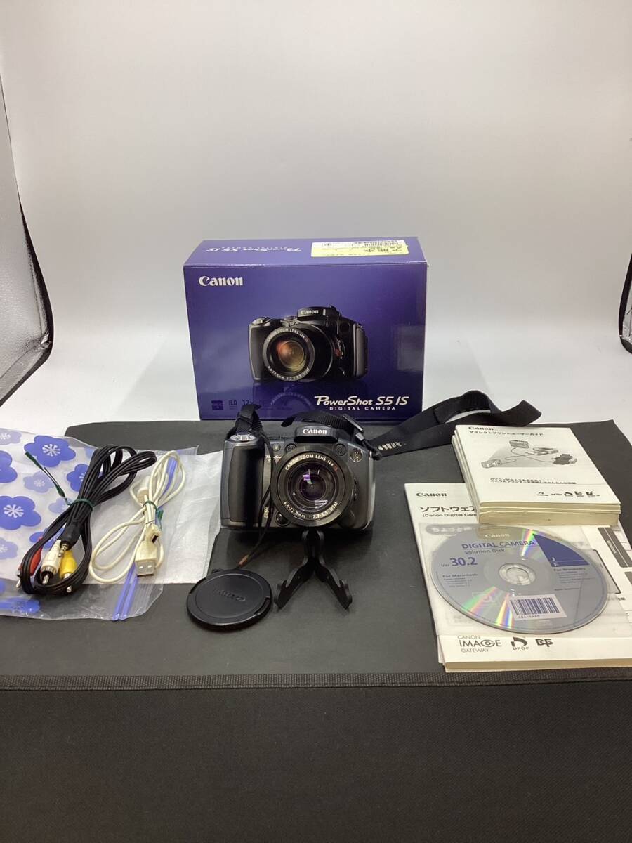 【6900】CANON power Shot S51S DIGITAL CAMERA ULTRASONIC 6.0-72.0mm 1:2.7-3.5 USM 電源確認済 その他未確認 ジャンク