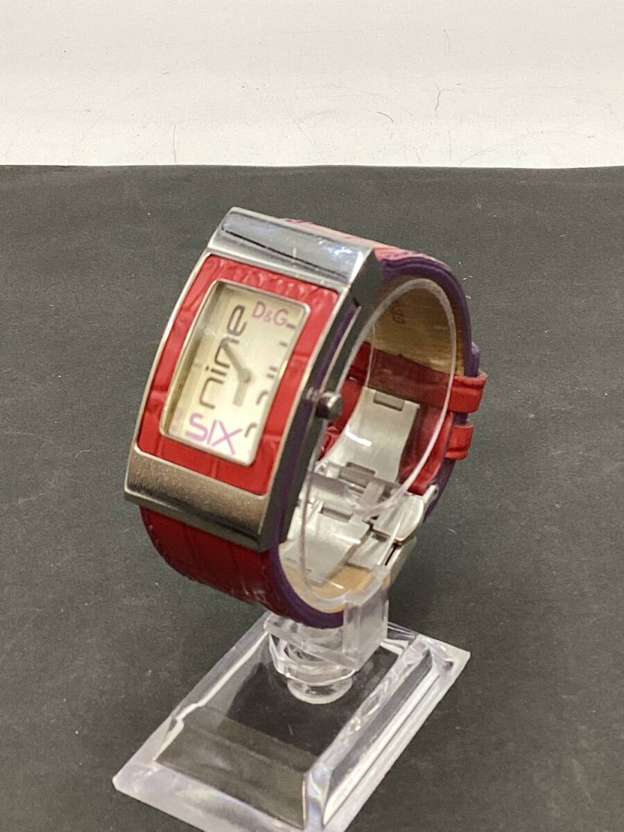 【6792】DOLCE＆GABBANA D&G TIME ドルチェ ガッパーナ コレクション レディース タンクスタイル 非稼働品 ジャンク