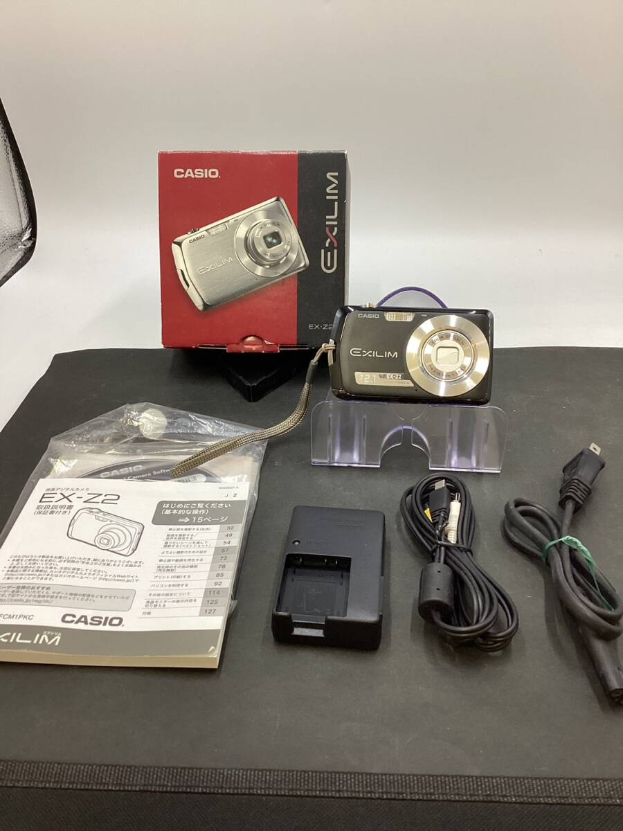 【6925】CASIO EXILIM キャノン EX-Z2 12.1MEGA PIXELS f-6.3-18.9mm 1:3.1-5.6 電源 シャッターフラッシュ モニター確認済 その他未確認 