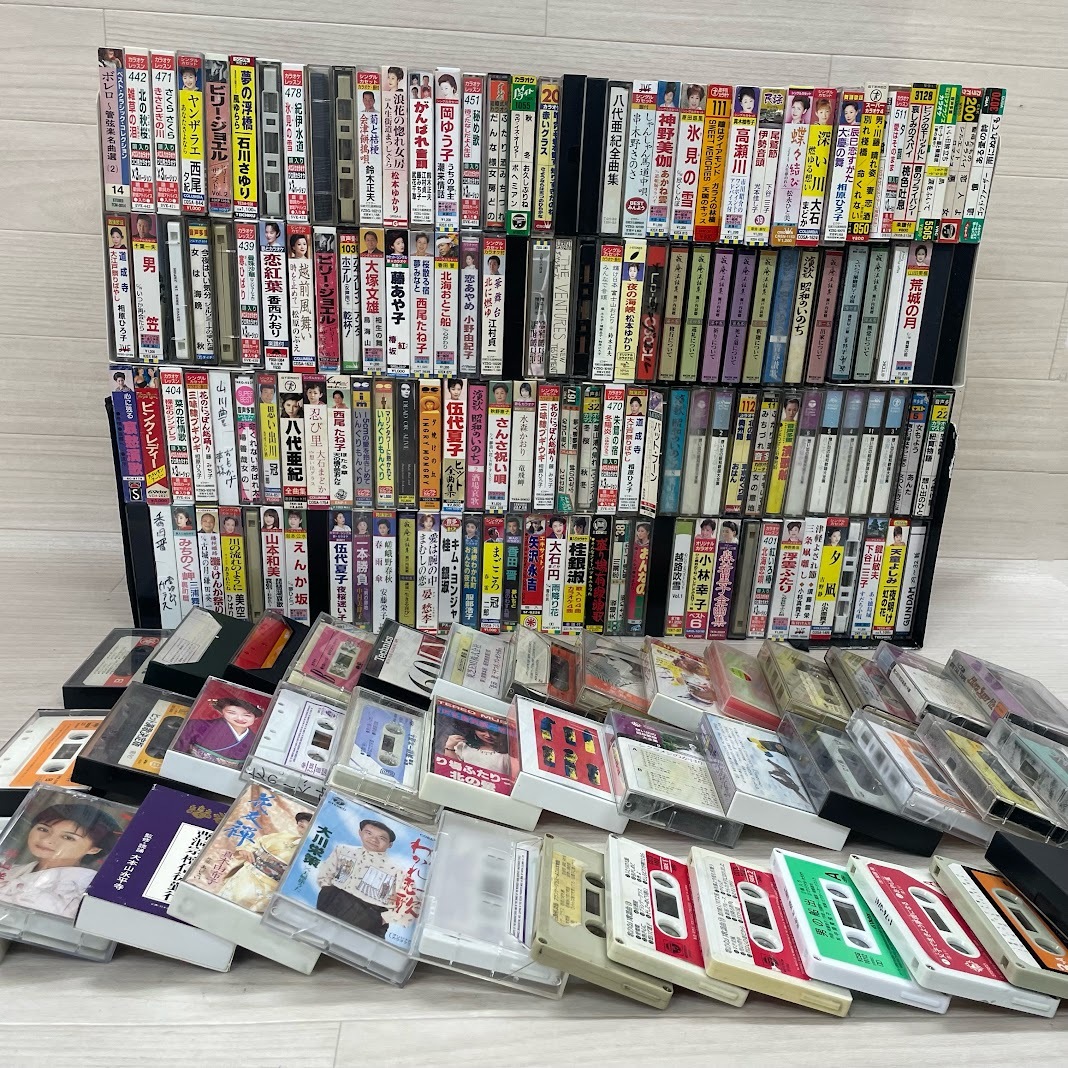 【B913-4】音楽 カセットテープ 約180枚以上 まとめ売り