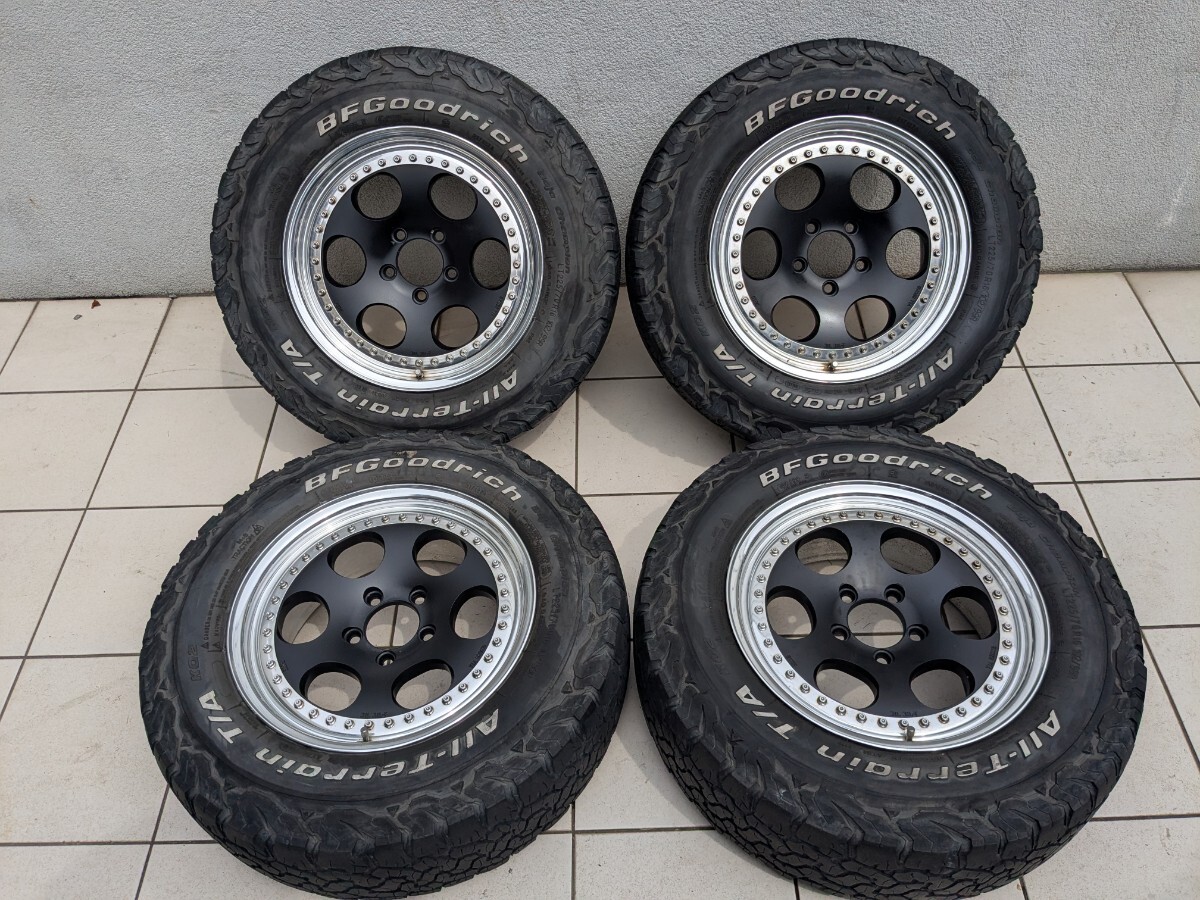 ELFORD 16インチ 7J+26 5H114.3 225/70R16 BFGoodrich ホワイトレター エルフォード デリカD5 RAV4 カローラクロス エクストレイル 
