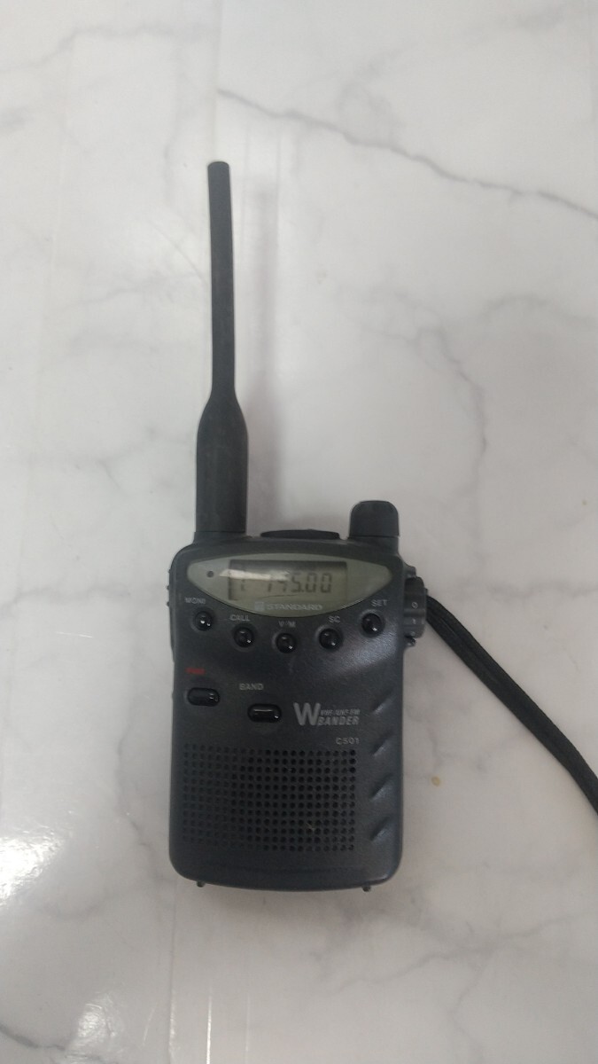 K6458 STANDARD C501 特定小電力トランシーバー /スタンダード/無線機/受信機/ 通電OK 現状品 送料無料 JUNK