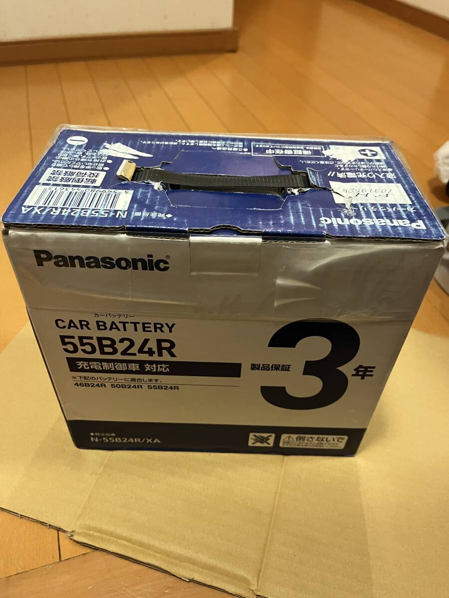 未使用品　パナソニック　カーバッテリー　Panasonic　55B24R　⑳