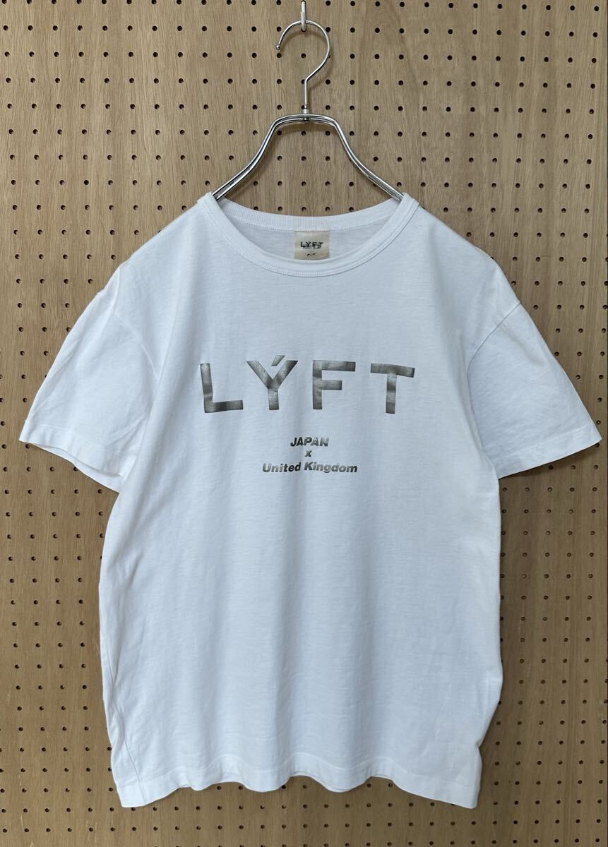 LFT LOGO STANDARD T-SHIRT LYFT リフト ロゴプリント Tシャツ 半袖 ホワイト 白