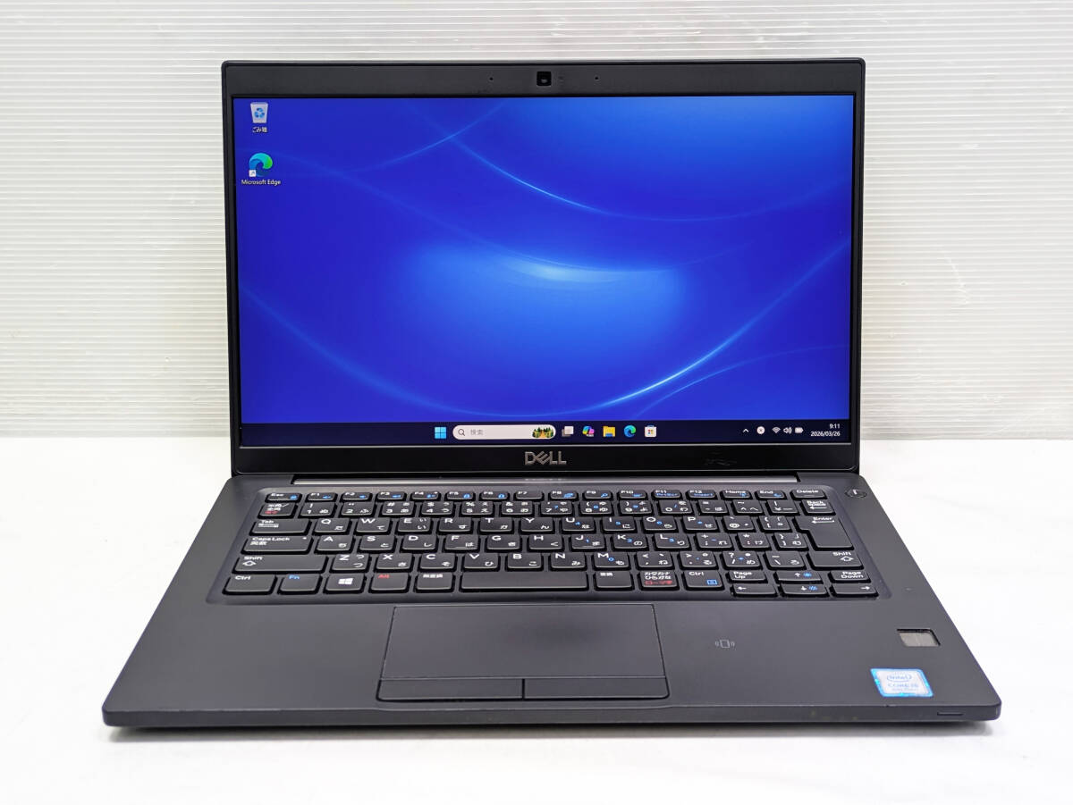 DELL Latitude 7390 Corei5-8250U 13.3インチフルHD液晶 SSD256G メモリー8G Webカメラ Wifi Bluetooth Windows11