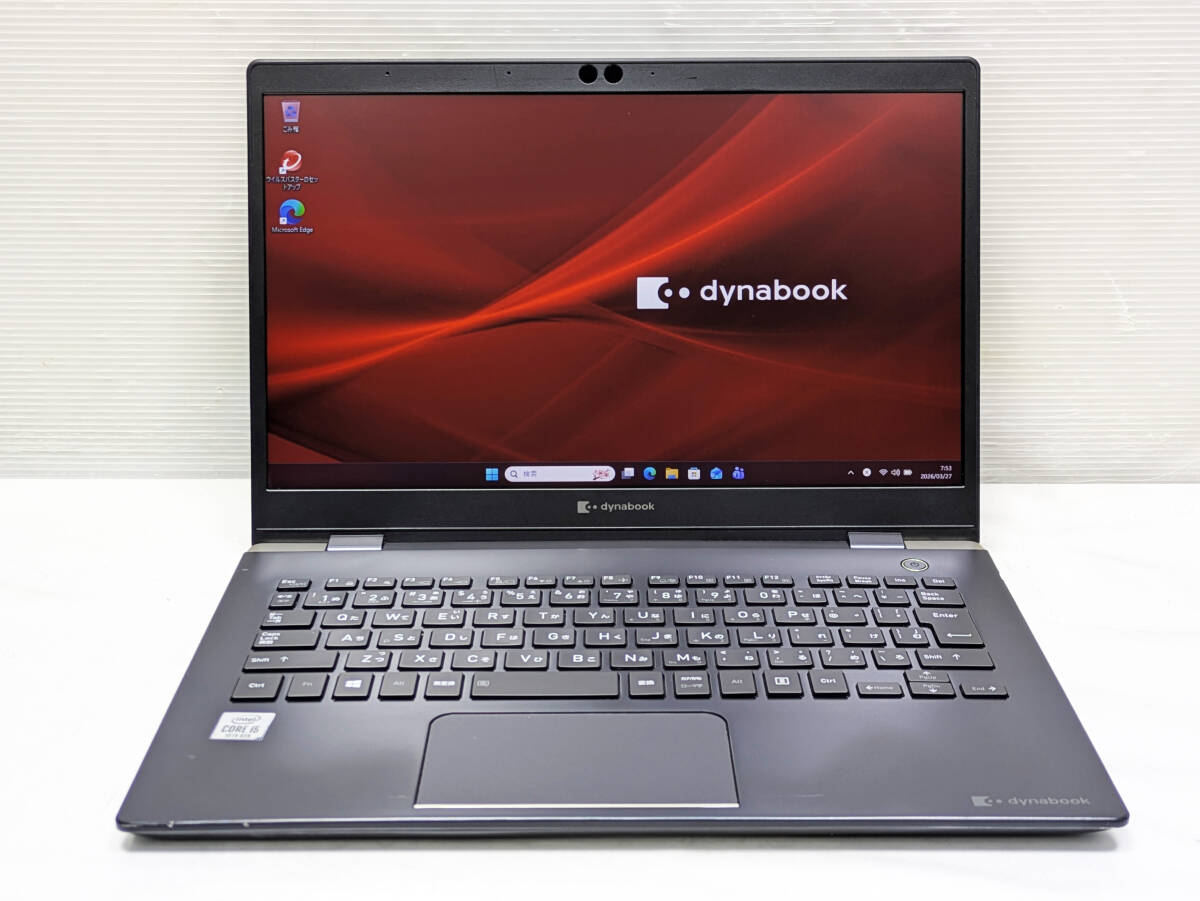 dynabook G83/FP (A6G7FPF2D111) Core i5-10210U メモリー8G SSD256G 13.3インチ液晶 Wifi Bluetooth Windows11 