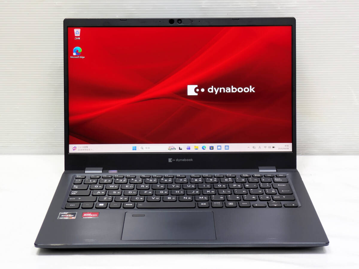dynabook GA83/XW AMD Ryzen 5 7530U メモリー16G SSD512G 13.3インチフルHD液晶 Webカメラ Wifi Windows11