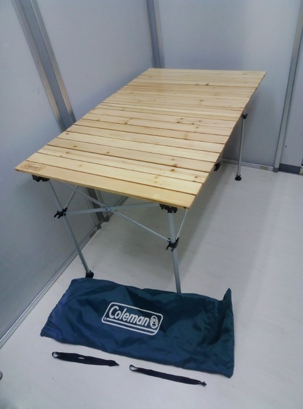 Coleman コールマン ナチュラル ウッド ロール テーブル 110 2000023501 アウトドア キャンプ テーブル 机