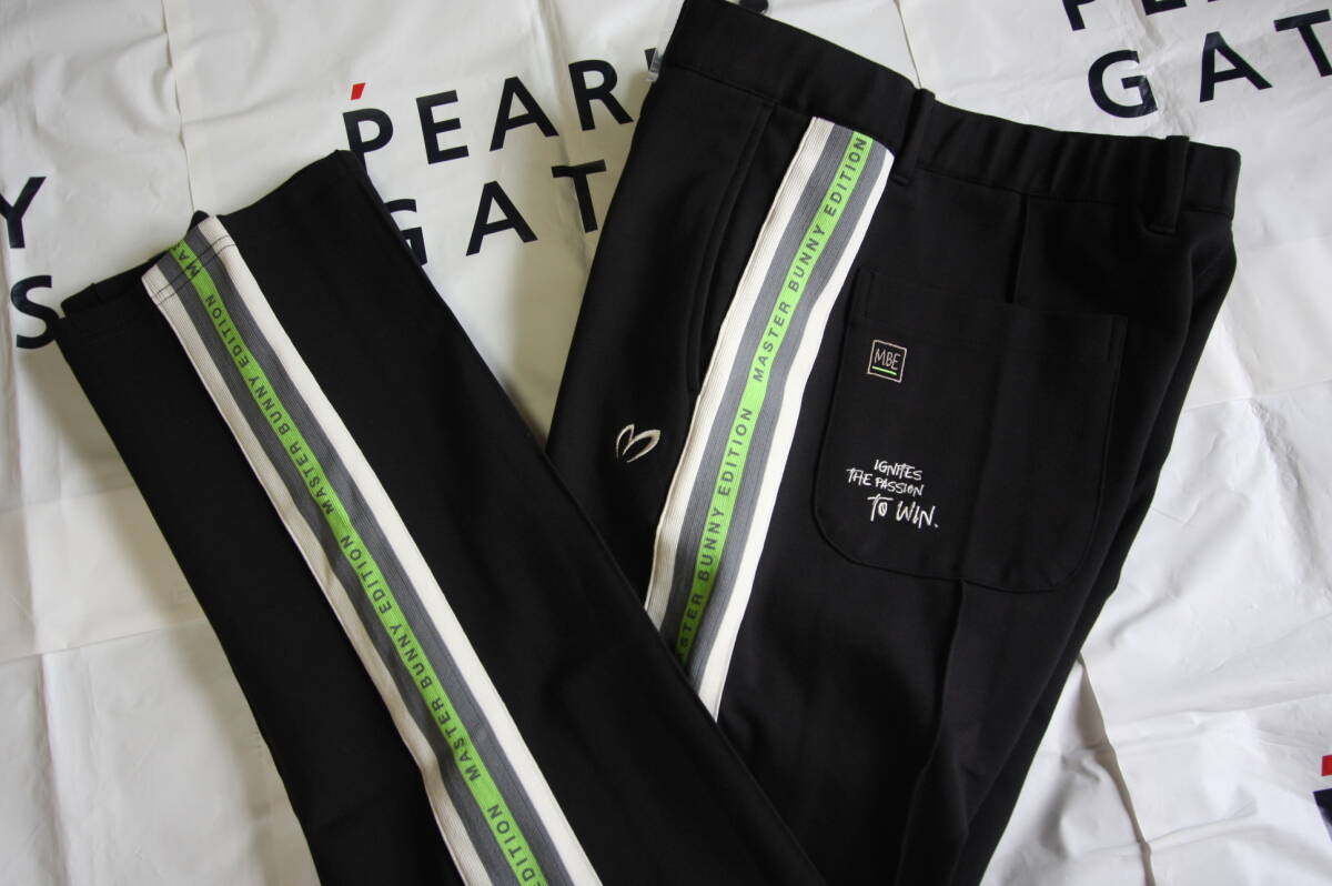 ★正規品★パーリーゲイツ PEARLY GATES マスターバニーエディション★大人気 ドローコード ストレッチパンツ★ブラック★6(LL)