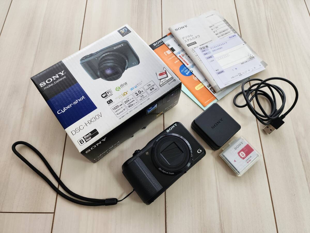 サイバーショット DSC-HX30V（Black）ブラック コンデジ ジャンク扱い