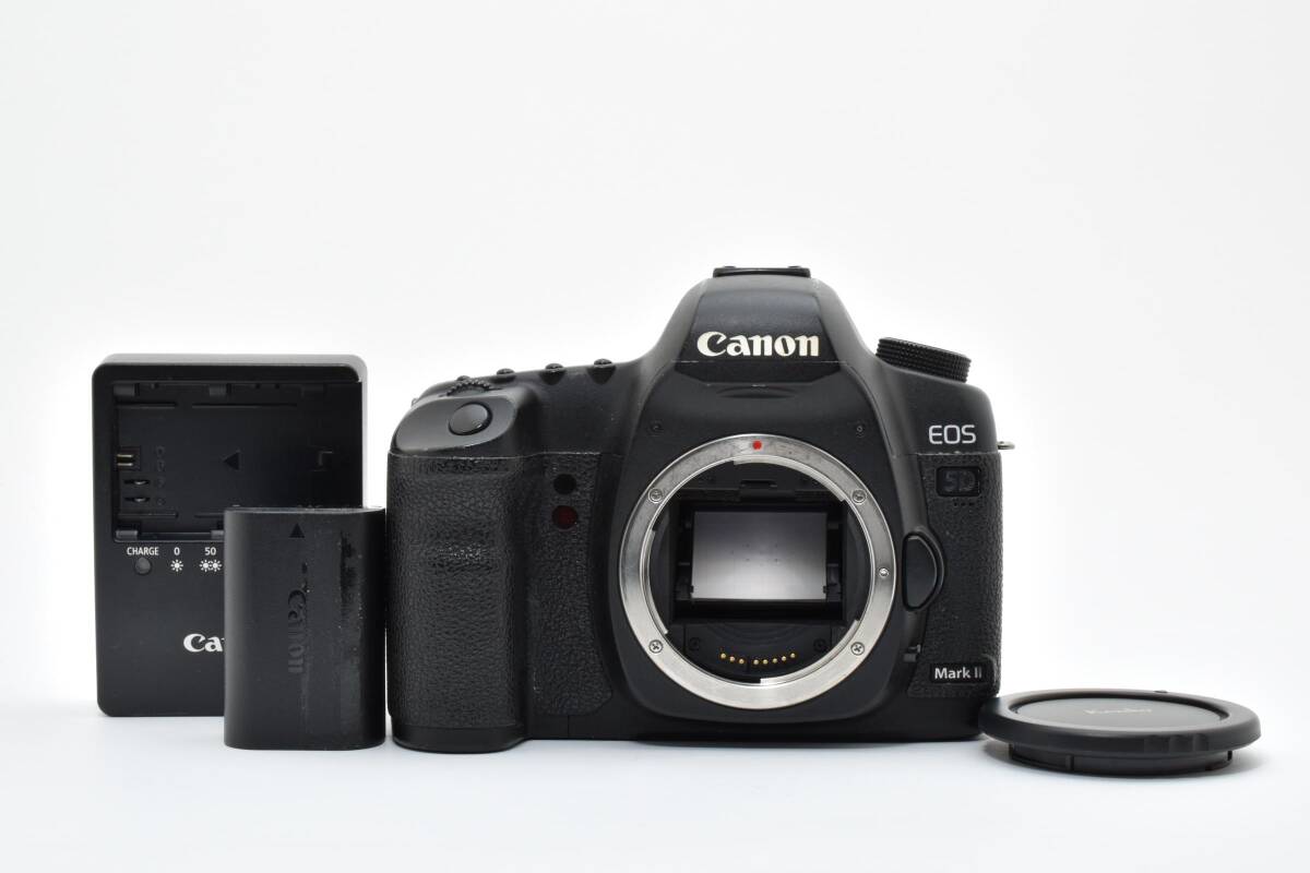 ★ショット数: 87855回・良品★ キヤノン CANON EOS 5D Mark II ボディ 充電器付★ SS902 #1502