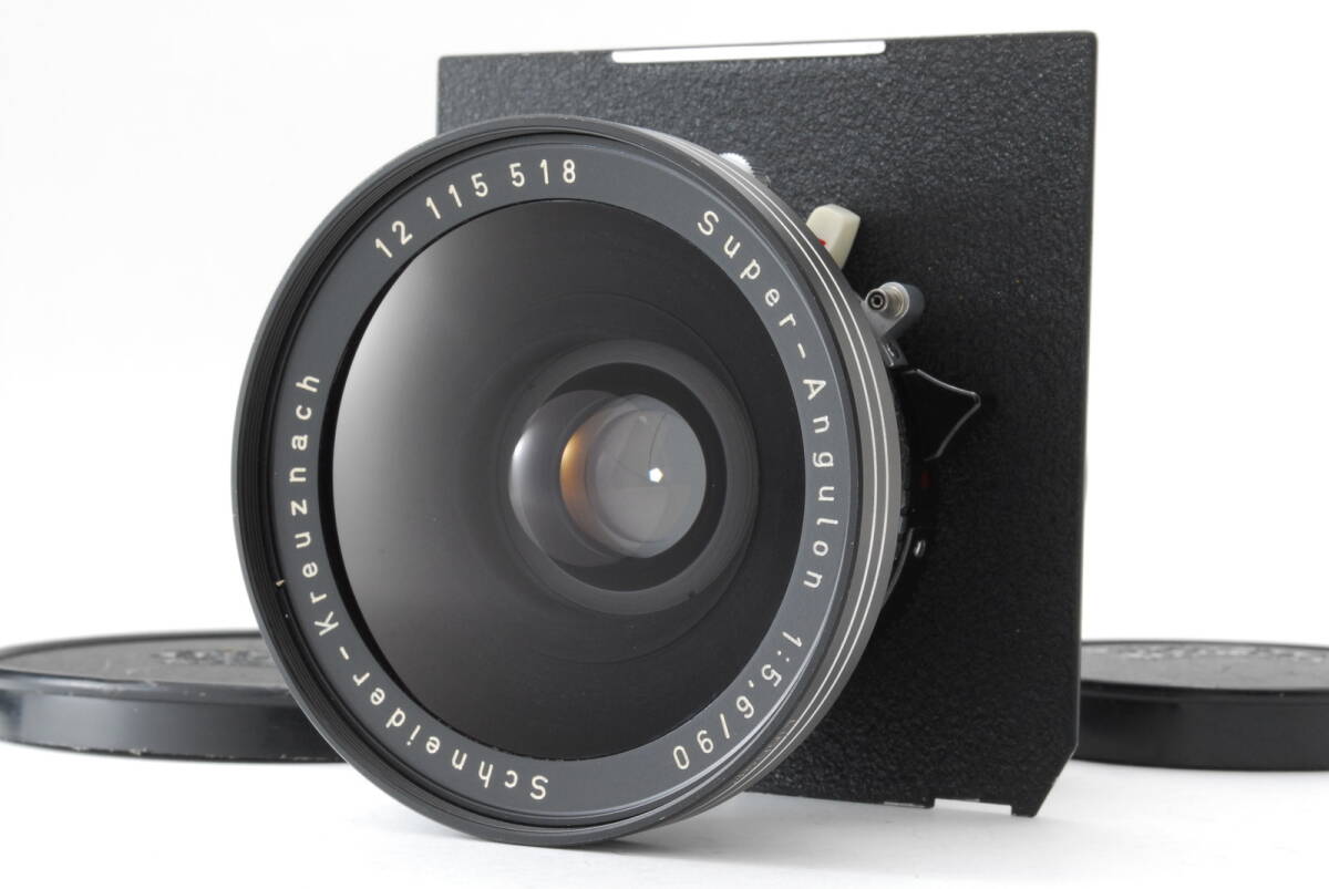 希少 Linhof銘 Schneider-Kreuznach TECHNIKA Super-Angulon 90mm F5.6 大判 レンズ #7476