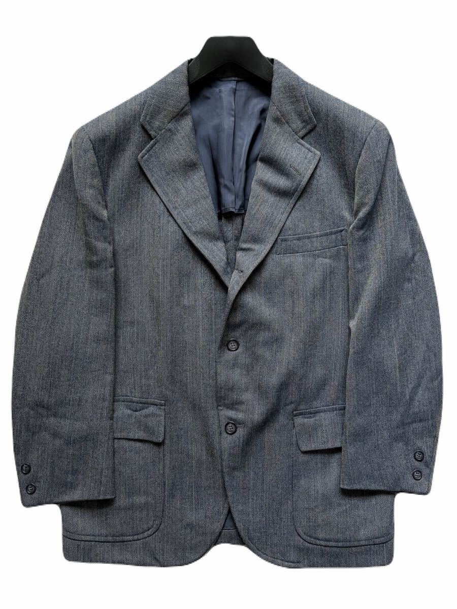 超希少 70s USA製 Brooks Brothers 346 SPECIAL CUTTING テーラードジャケット ヘリンボーン ビスポーク ビンテージ シングル 米国製 70年