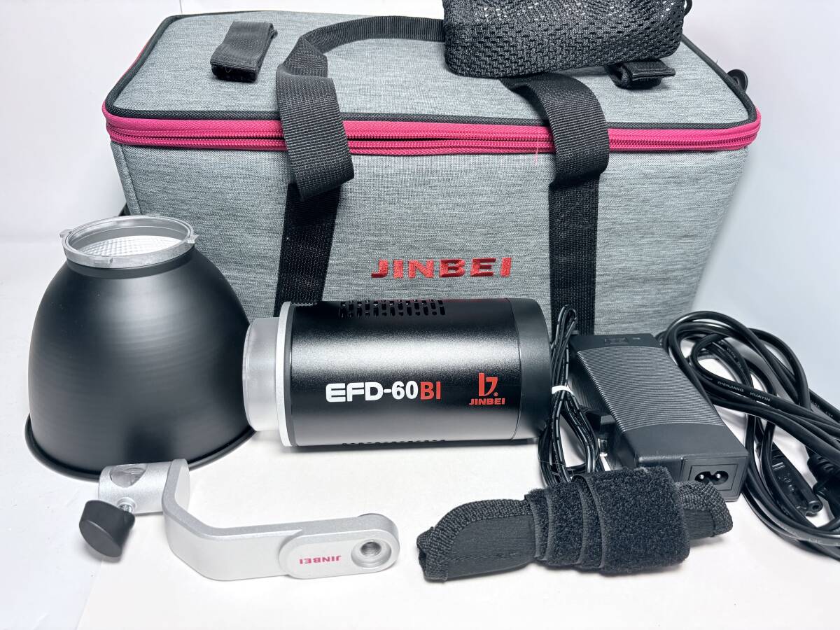 極上品 ケース付き JINBEI EFD-60BI LEDライト