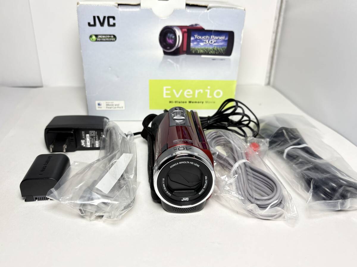 元箱付き 極上品 JVC Everio GZ-E600 レッド