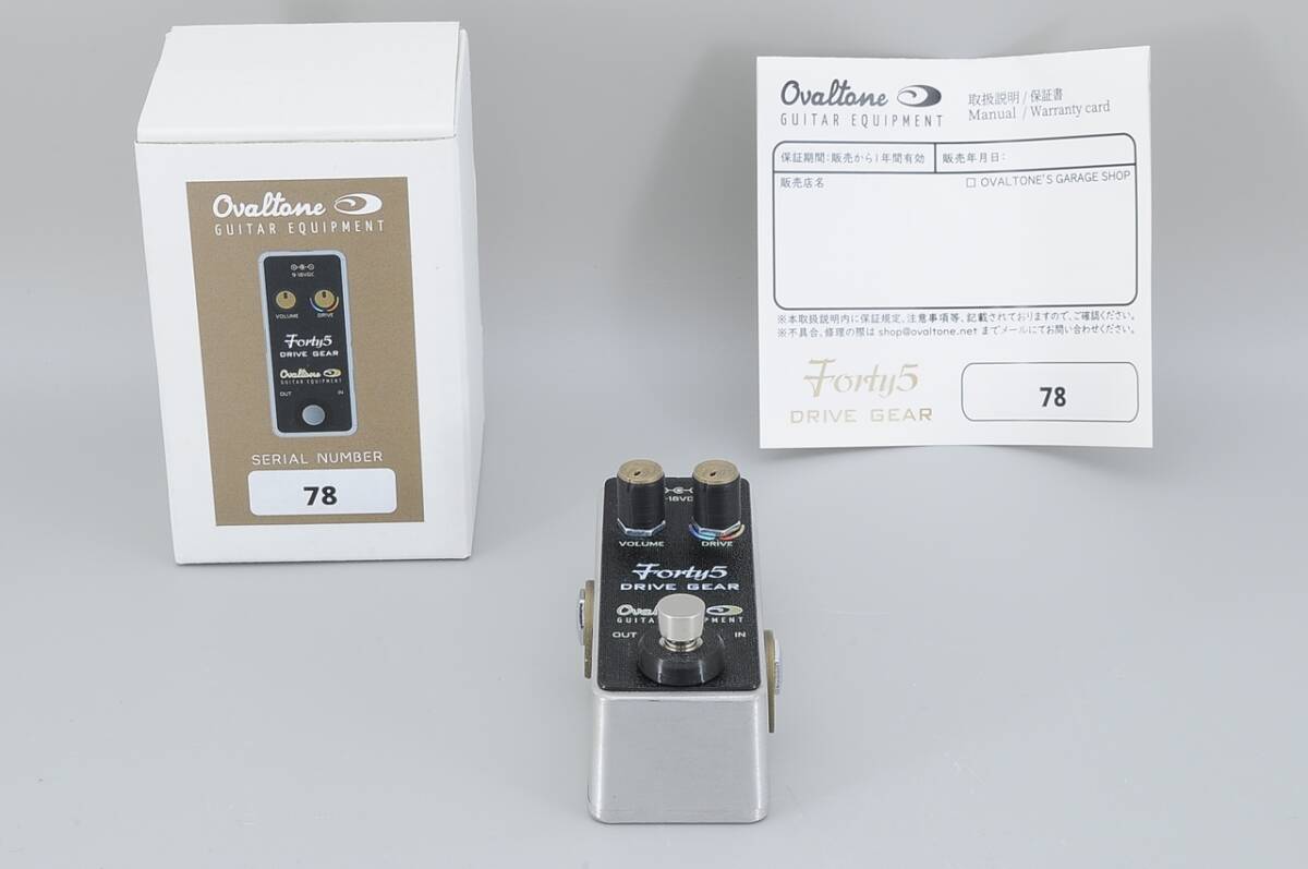 〓良品〓Ovaltoneオーバルトーン Forty5 DRIVE GEAR オーバードライブ @5833