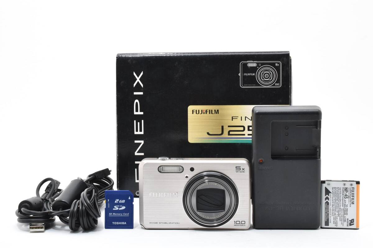 フジフイルム　FUJIFILM FinePix J250 シルバー 《動作確認済》#310-20A26-Y