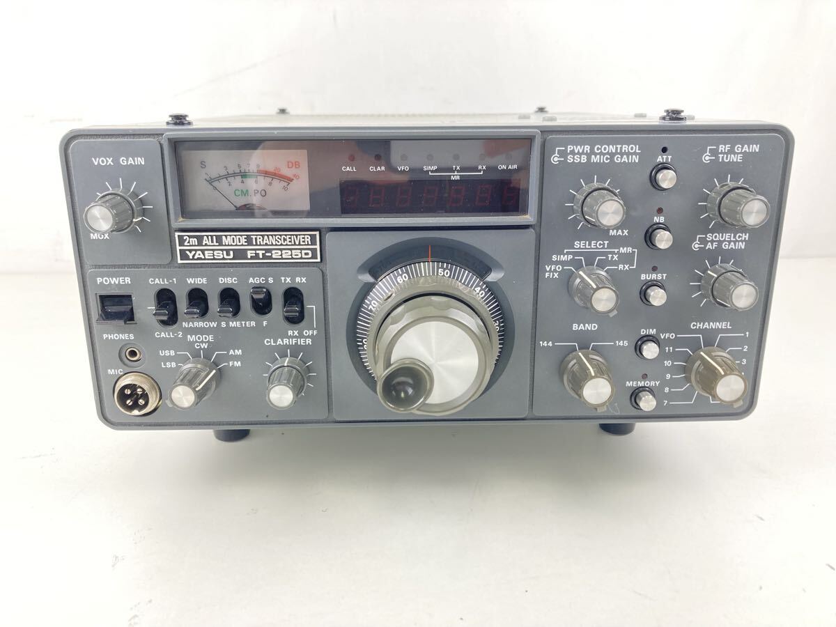 【平】 YAESU トランシーバー FT-225D 八重洲無線 アマチュア無線 TRANSCEIVER 