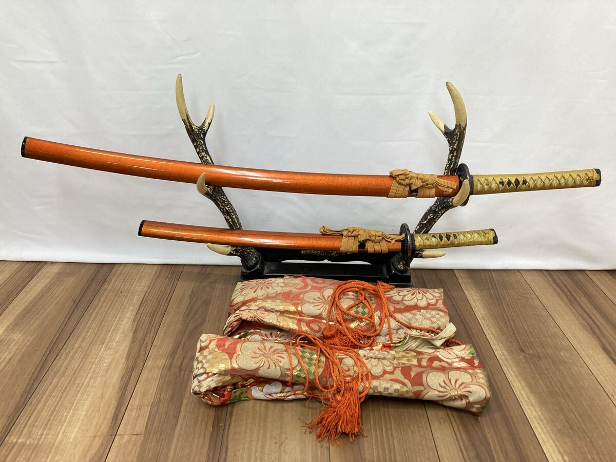 【平】模造刀2本セット 日本刀 模造刀 コレクション 武具 レプリカ コスプレ