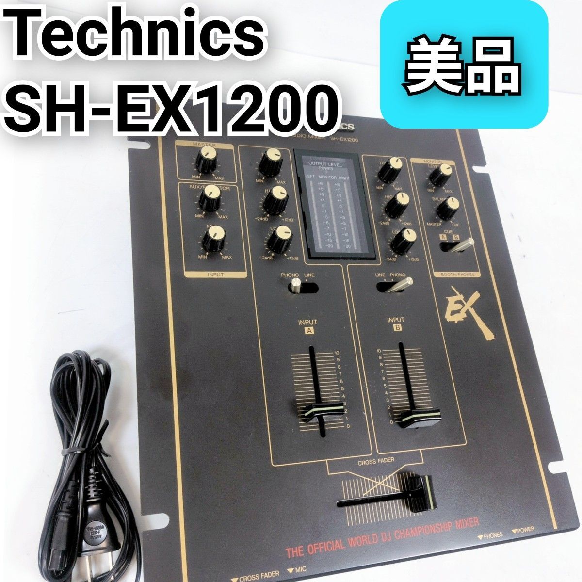 Technics テクニクス DJミキサー SH-EX1200 ブラック 黒 DJ用オーディオ
