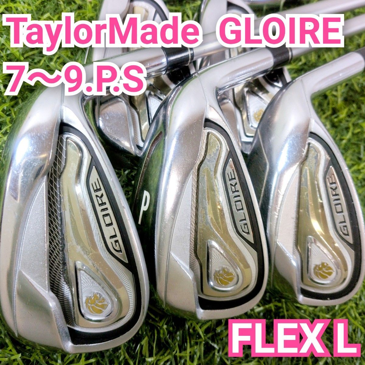 TaylorMade テーラーメイド GLOIRE グローレ レディース 女性用 L ゴルフクラブ アイアン 5本セット 右