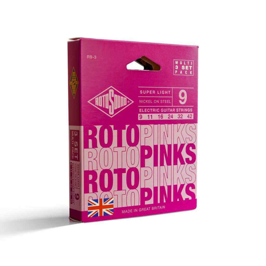 3セットパック　ROTOSOUND　ロトサウンド　Roto Pinks 3Set R9-3 (9-42)