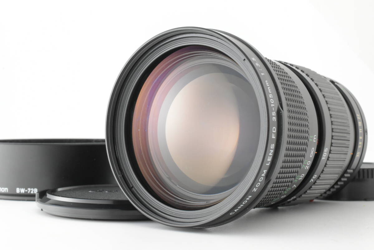 Canon New FD 35-105mm F3.5 マクロ対応 ズームレンズ MFフード付 EF-1891
