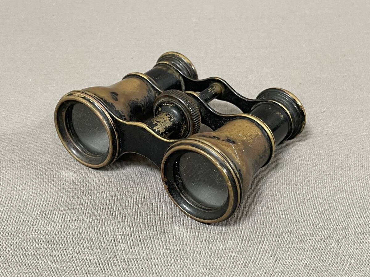 フランス ルメール社 オペラグラス LEMIRE FAB PARIS 真鍮製 双眼鏡 アンティーク 