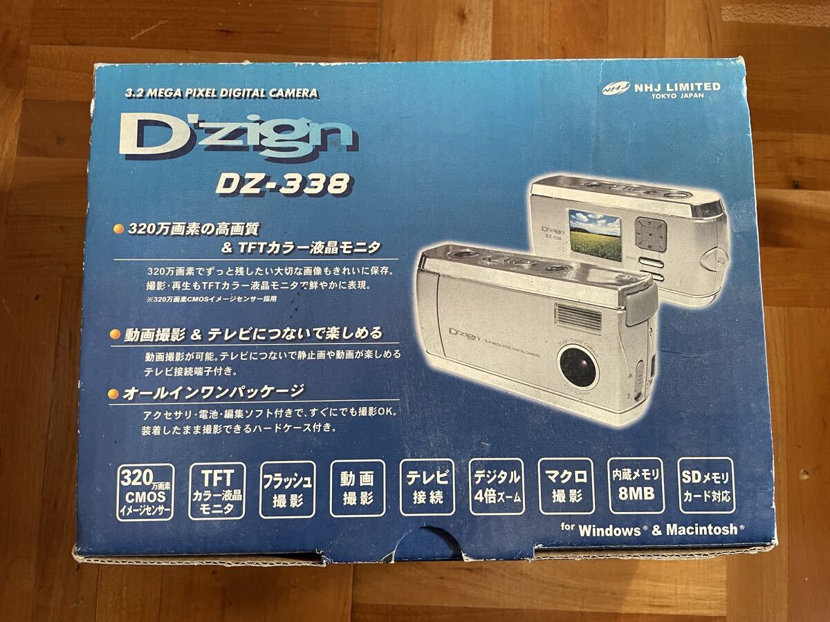 100円スタート　NHJ LIMITED DZ338 デジカメ　完品　ジャンク品