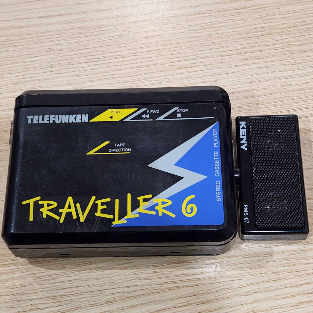 再生/音出しOK TELEFUNKEN TRAVELLER6 / KENY ミニスピーカー PMS-07 2点セット