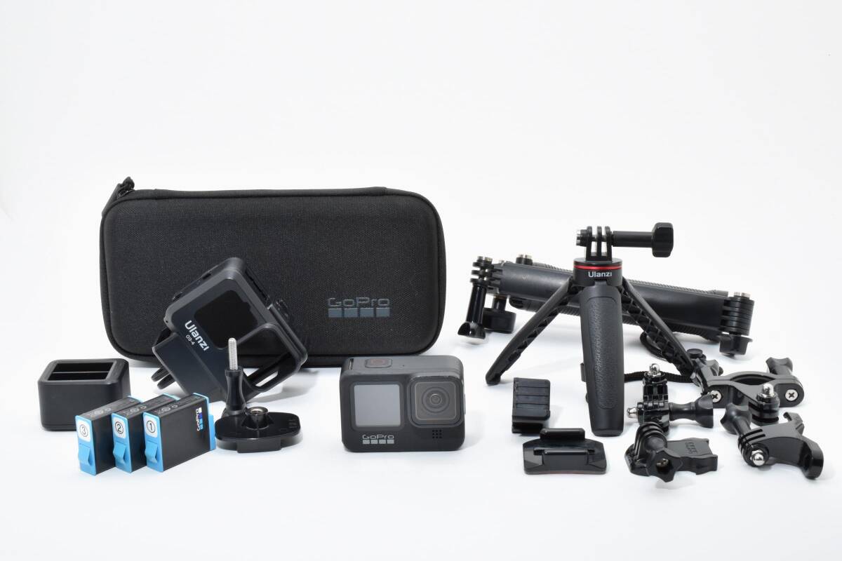 ゴープロ　GoPro HERO9 Black ≪バッテリー×3・3-way自撮り棒付属≫ ＃A512-1403M36951512