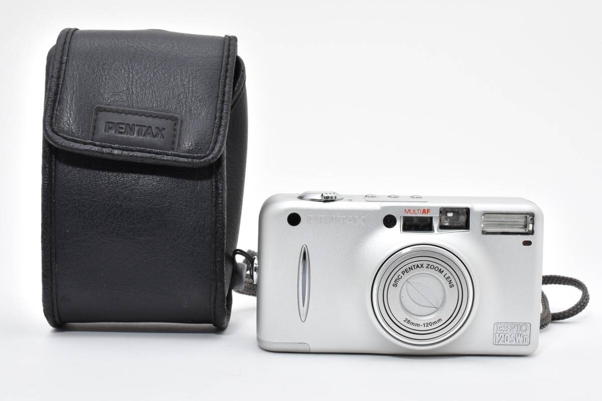 ■ ほぼ新品 ■ ペンタックス　PENTAX ESPIO 120SW II シルバー 動作良好 ＃A523-1703M00001523