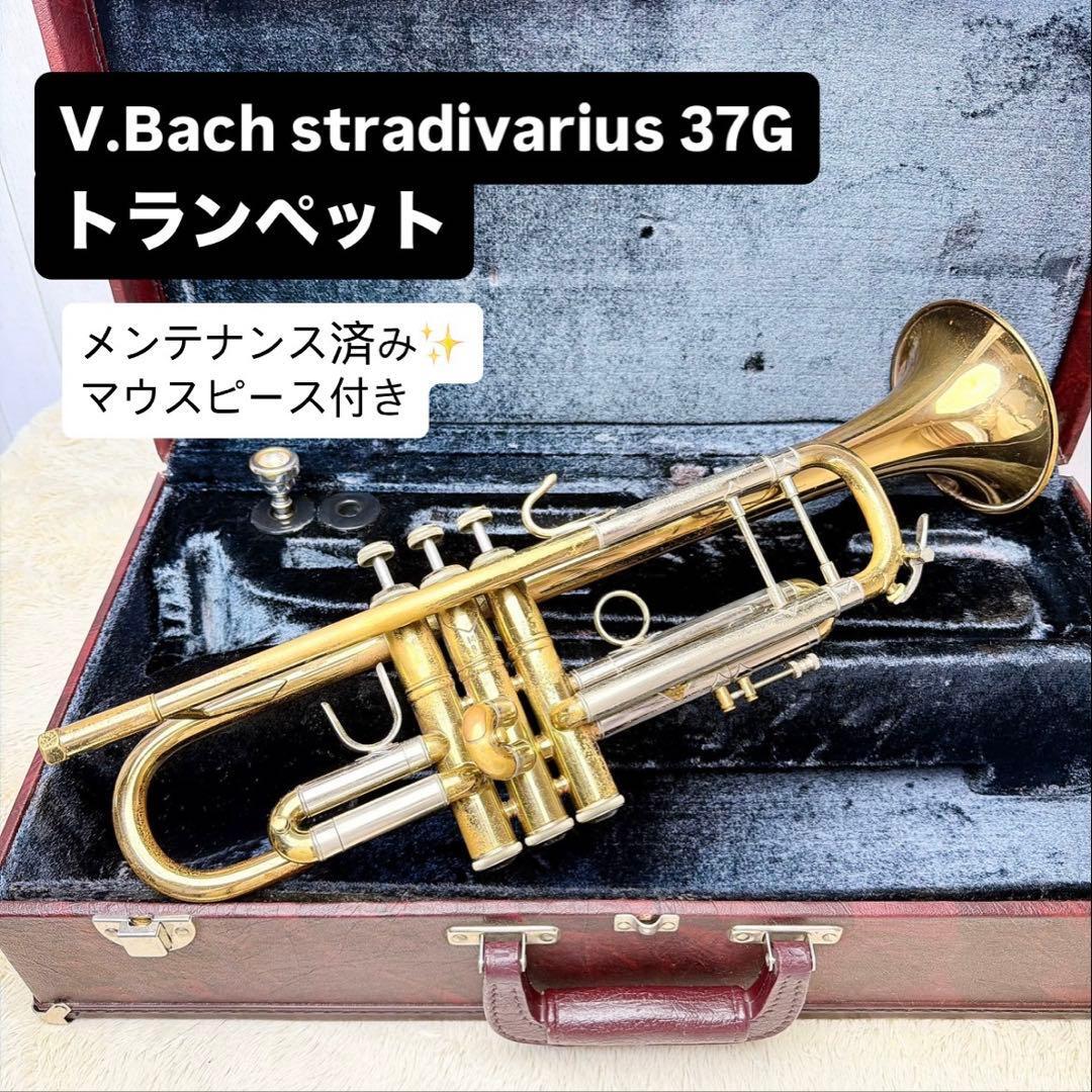 V.Bach stradivarius 37G トランペット マウスピース付き