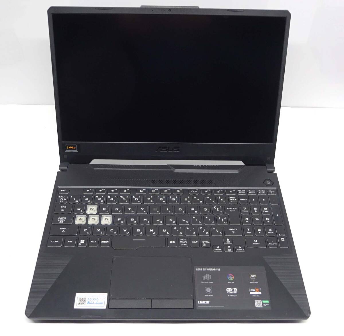 ゲーミングノート/ASUS FX506L/i7-10750H/GTX1650 難あり品