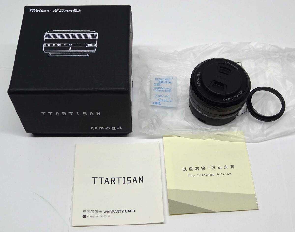 銘匠光学 TTArtisan af 27mm f2.8 APS-C 単焦点レンズ