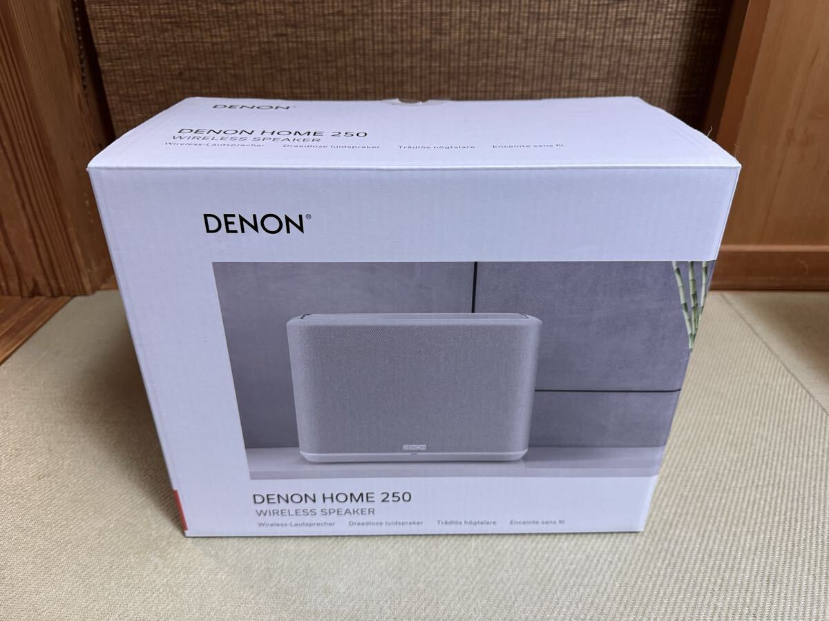 ②　希少カラーDENON デノン DENON HOME 250 ステレオ・スマートスピーカー ホワイト